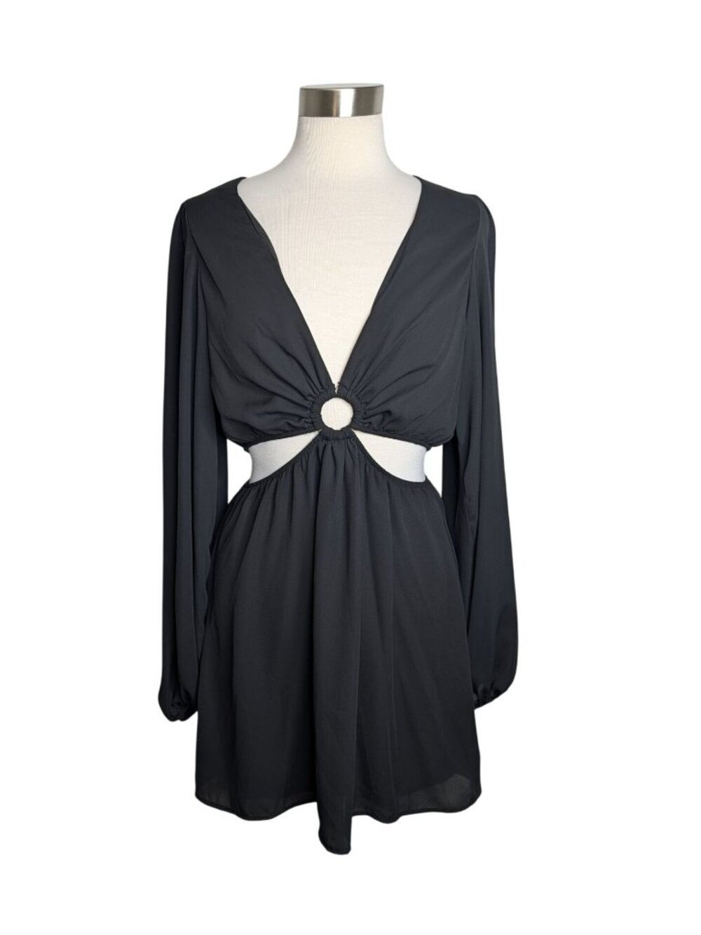 Show Me Your MuMu Go Out Cut Out Mini Dress Black Size L